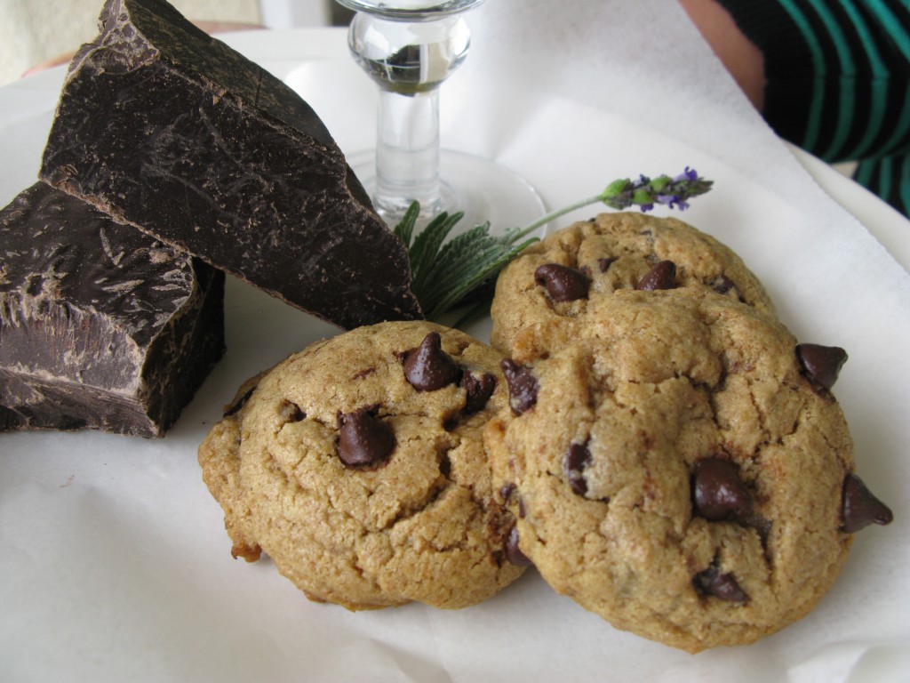 Almond Butter Chocolate Chip Cookies