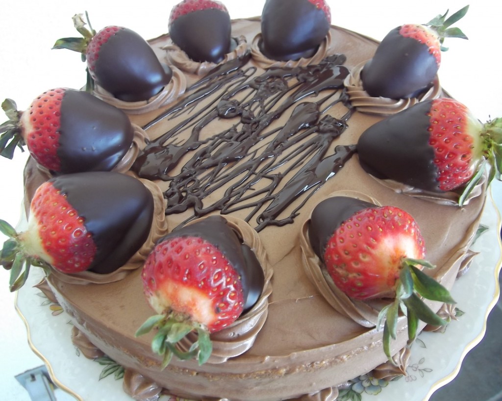 Smooth Chocolate Mousse Cake