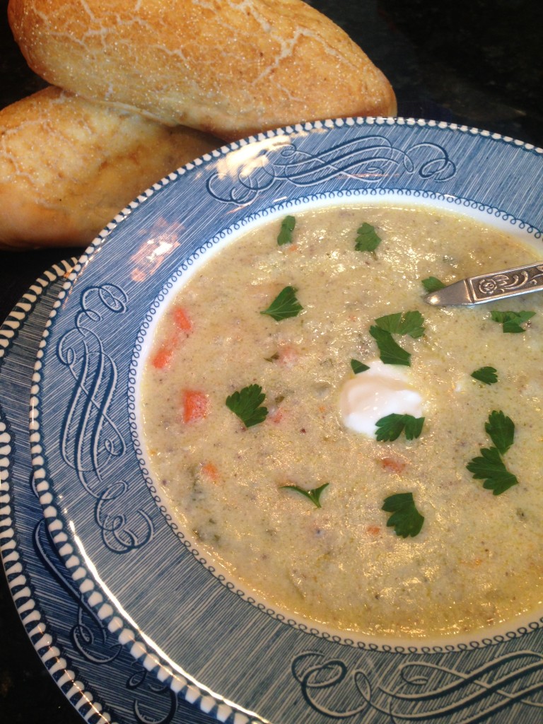 Chicken Mustard Creamy Soup
